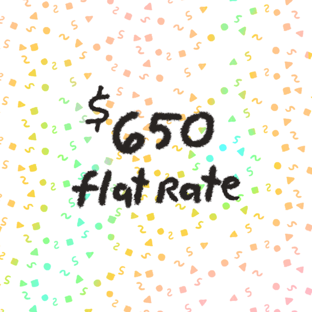 $650 flat rate