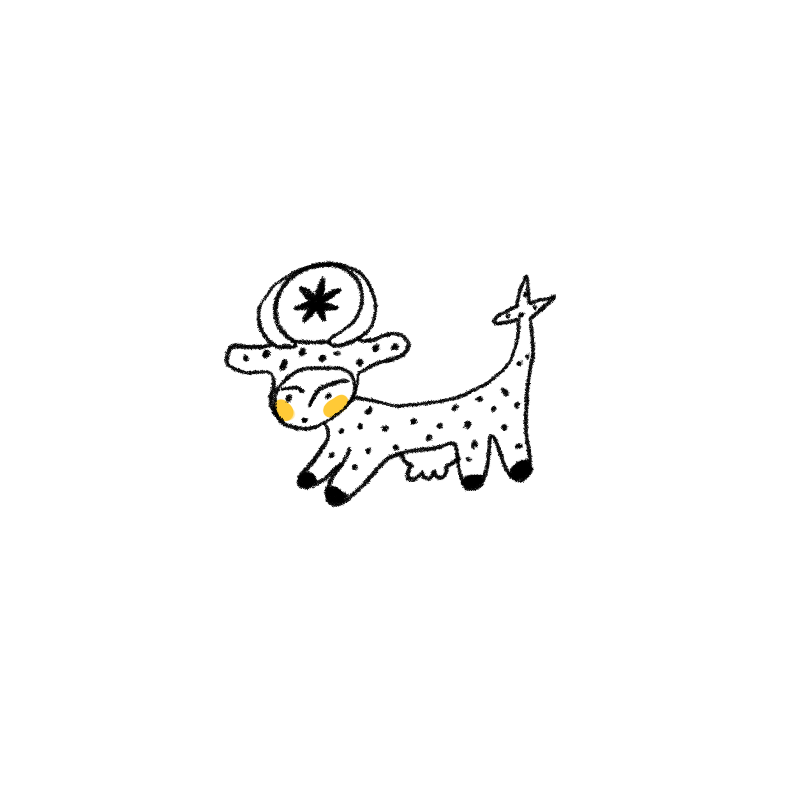 cow with star