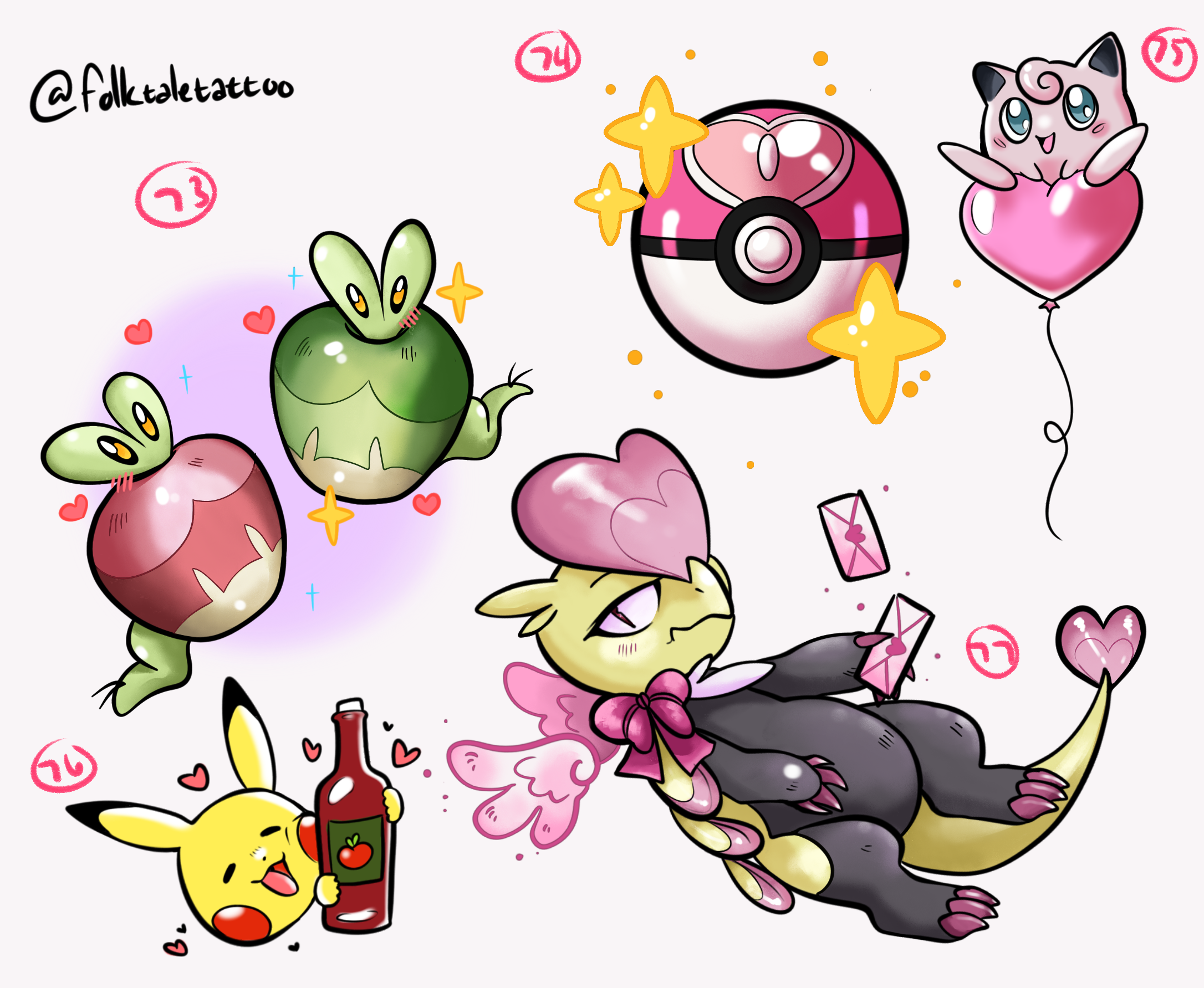 Valentines pokemon