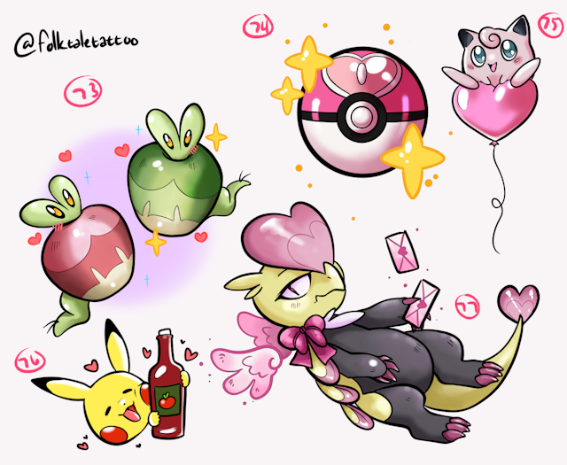 Valentines pokemon