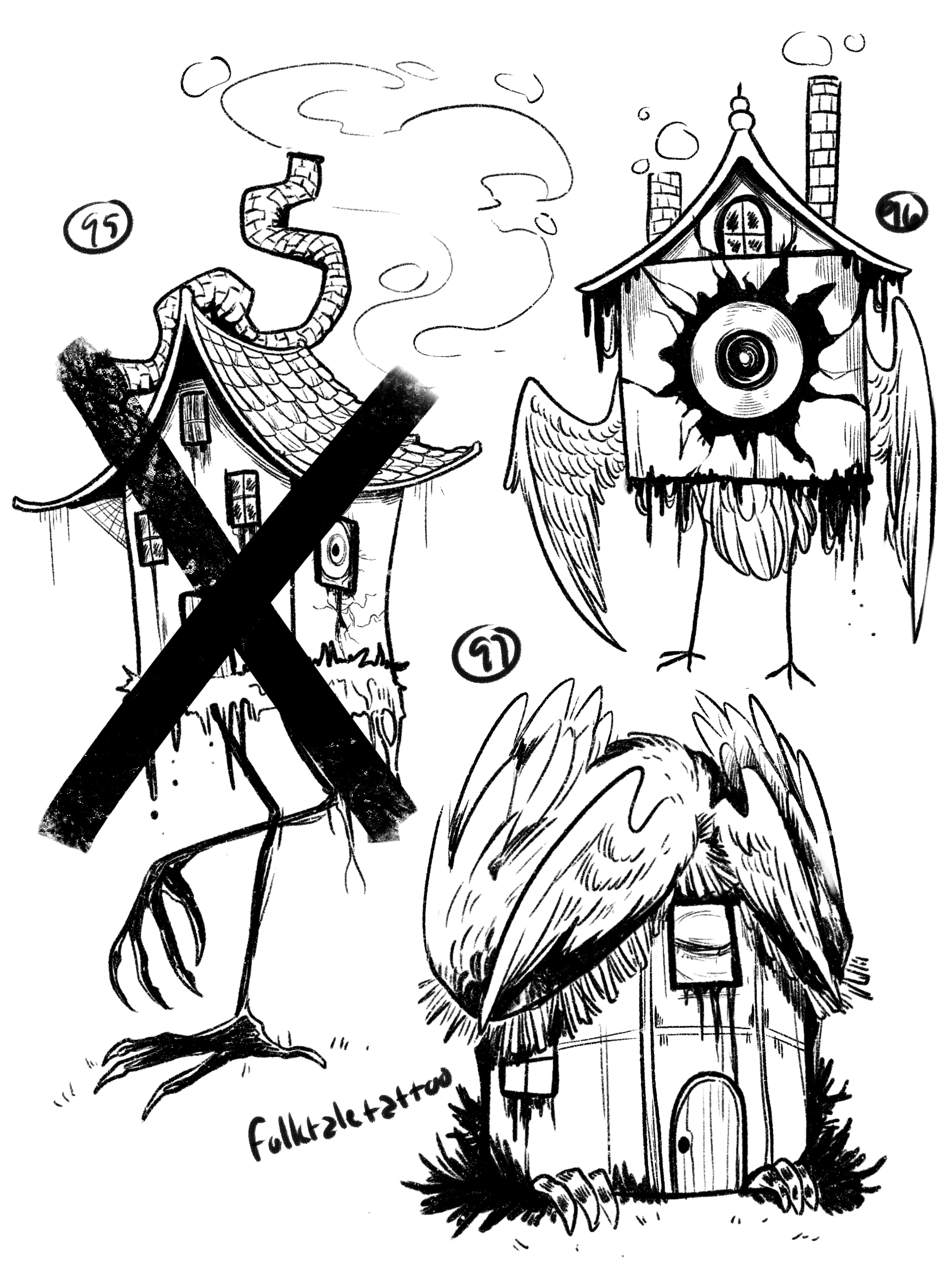 Baba yaga huts