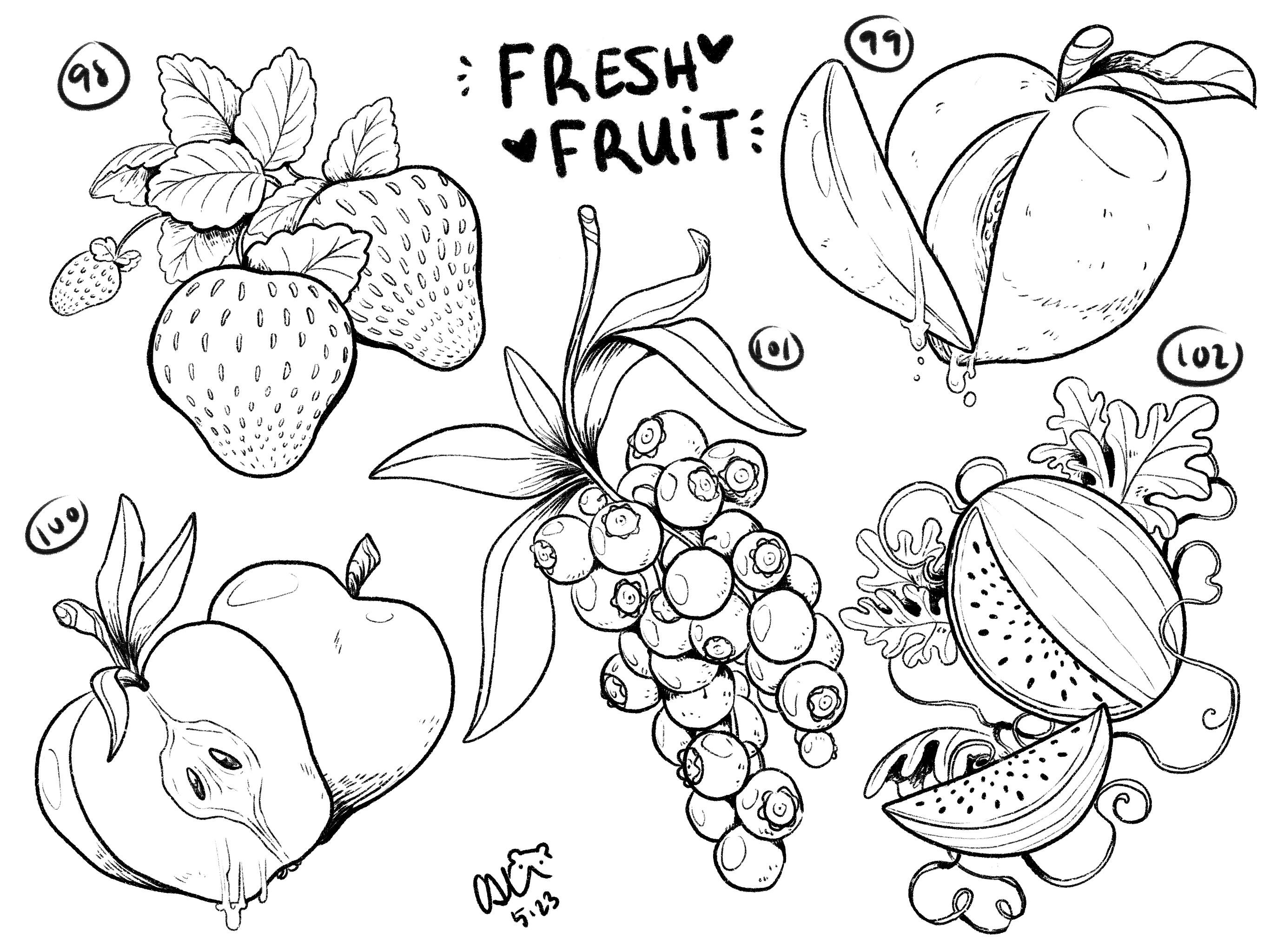 Fresh fruit 