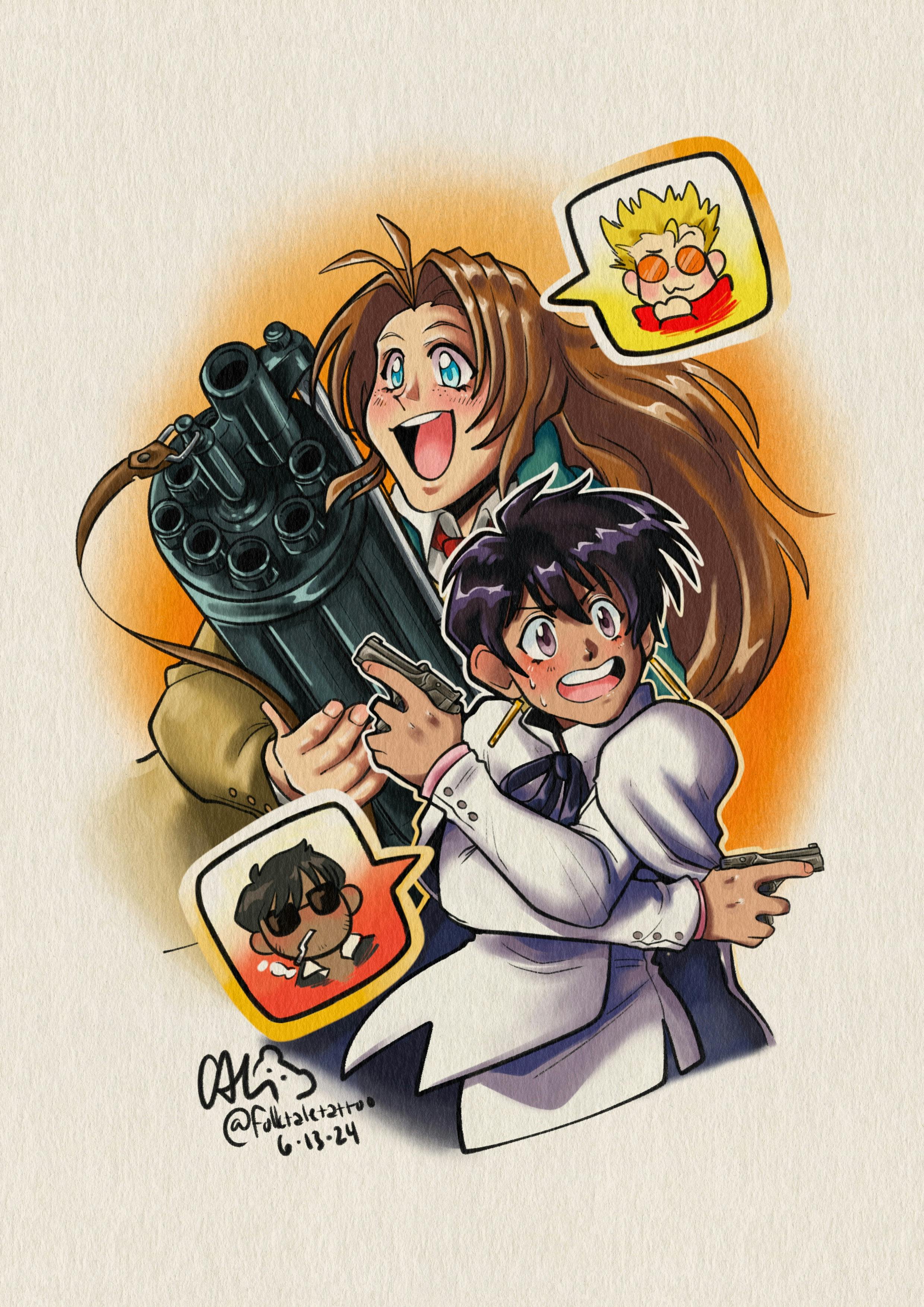 Trigun Maximum Milly and Meryl