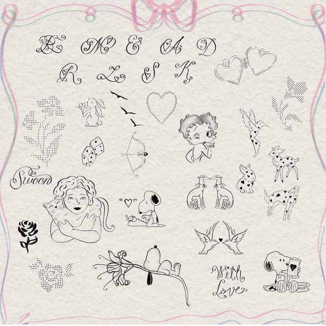 valentines flash sheet