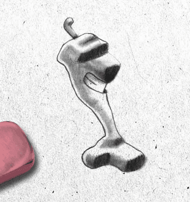 hand-drawn little guy