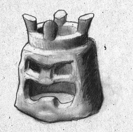 Hand Drawn Castle Guy