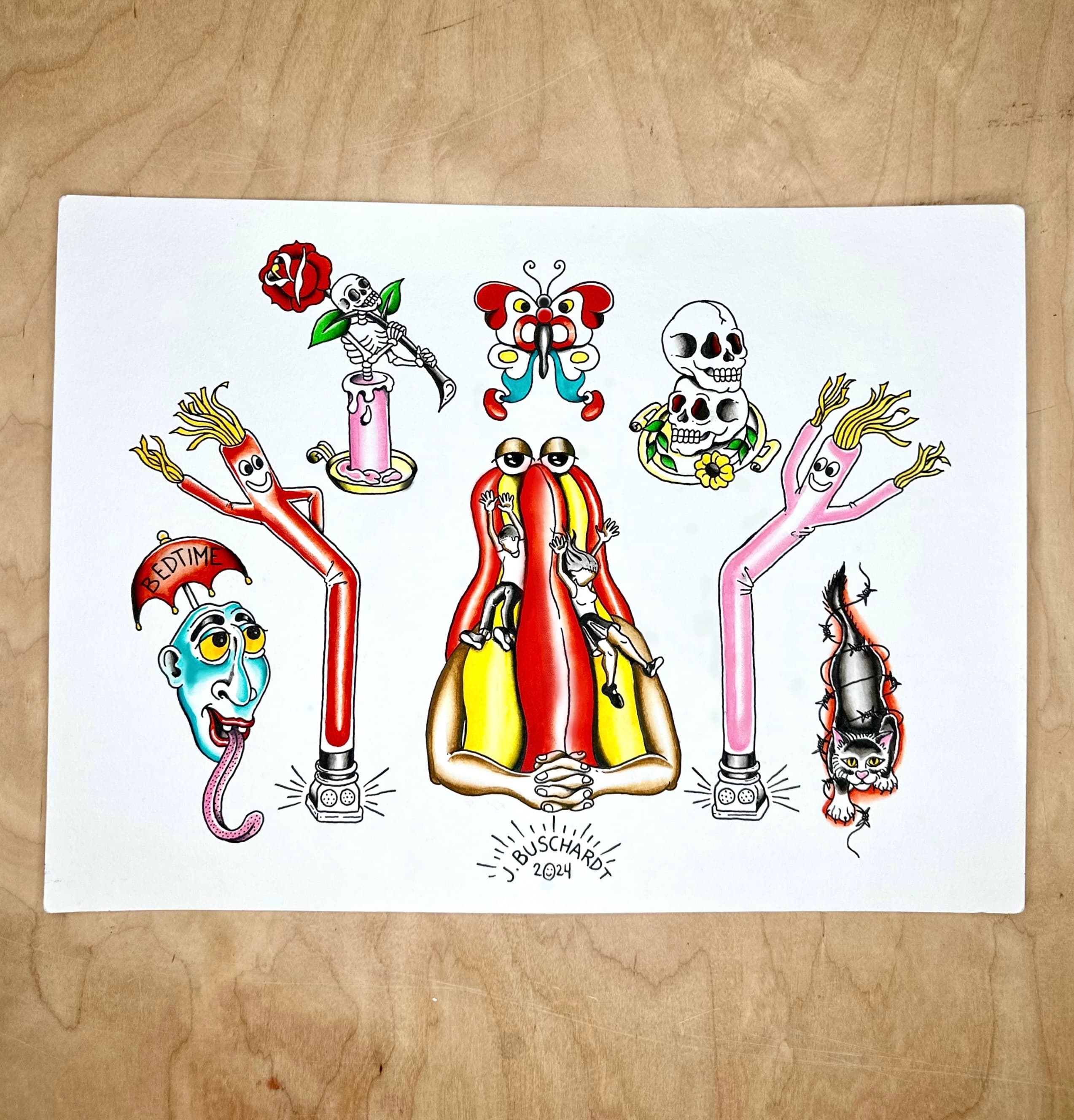 WHACKY INFLATABLE TUBE ART