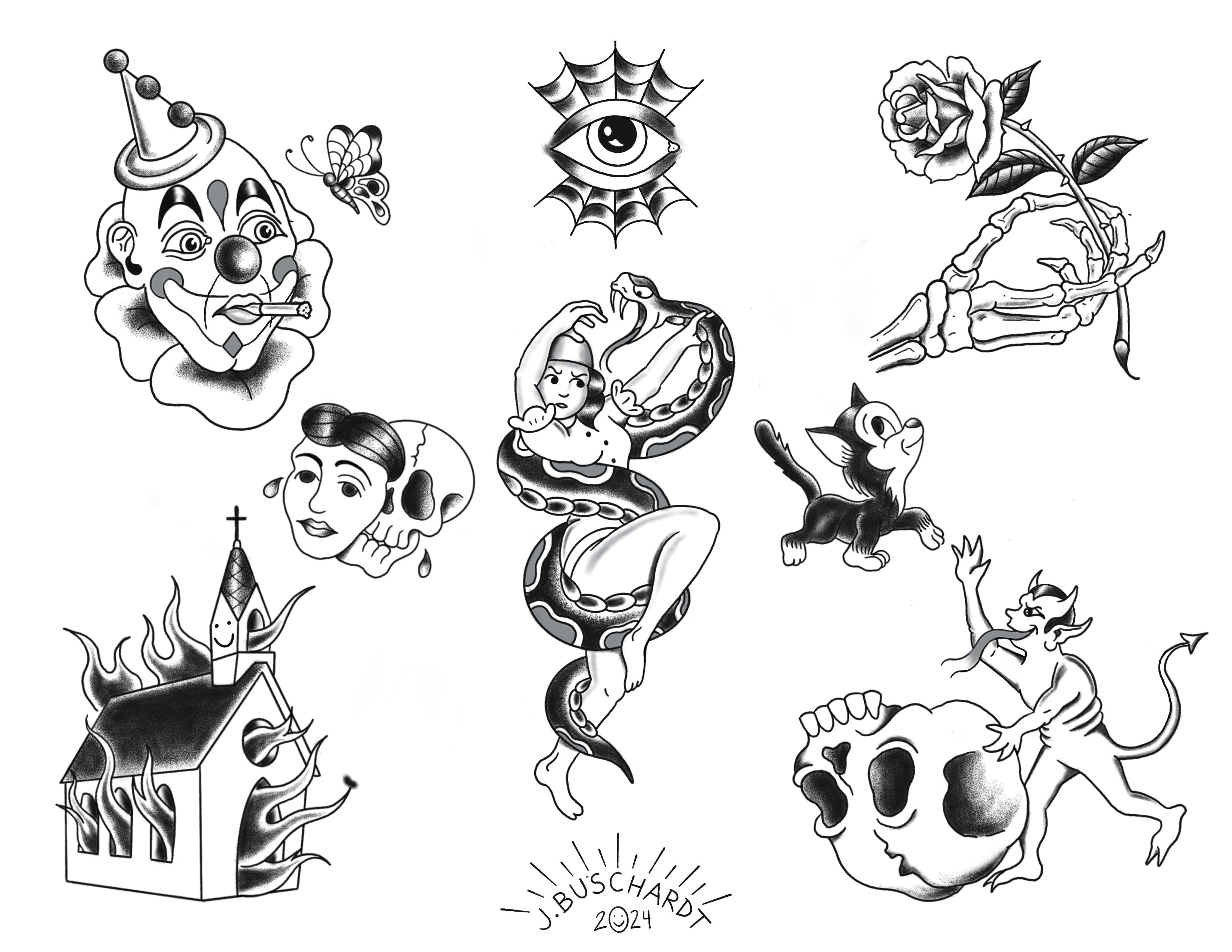 FRIDAY THE 13th (December) Black & Gray