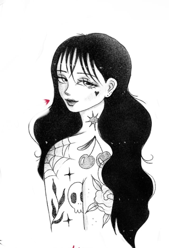 Portrait with Tattoos